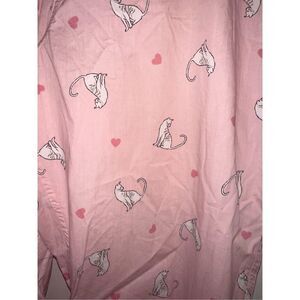 J. Crew Pajama Pants Sleepwear Lounge XXL Pink cat pink White
